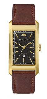 Edición limitada de reloj de hombre de Bulova con movimiento automático y diseño Art Deco - Frank Sinatra Chairman Collection | 97B224