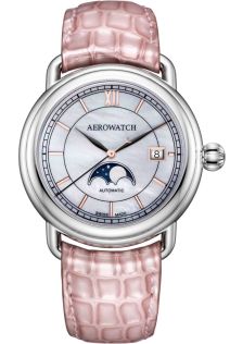 Aerowatch 1942 Moon Phase A 77983 AA02 BR RO
