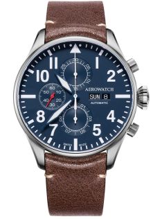 Aerowatch Les Grandes Classiques Chrono Pilot Auto A 61989 AA05