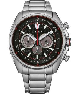 Citizen Eco-Drive cronógrafo en acero | Diseño de carreras con taquímetro | CA4561-89E