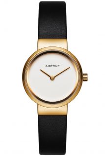 Reloj femenino con esfera blanca y acabado dorado | AIW7604