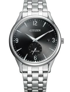 Citizen Eco-Drive reloj de hombre con esfera negra y segundero | BV1111-75E