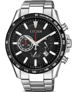 Citizen Eco-Drive Super Titanium reloj de hombre con cronógrafo | CA4444-82E