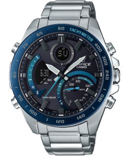 Reloj cronógrafo Edifice Bluetooth premium con energía solar | ECB-900DB-1BER