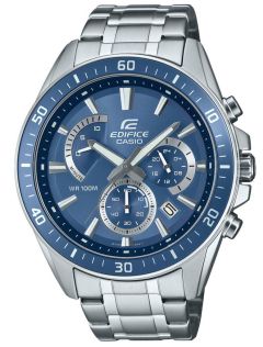 Reloj cronógrafo Casio Edifice con esfera azul y bisel de aluminio | EFR-552D-2AVUEF
