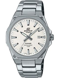 Reloj delgado de acero Casio Edifice con cristal de zafiro y resistencia al agua 100M | EFR-S108D-7AVUEF