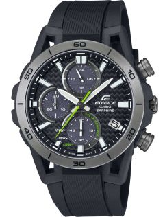 Reloj cronógrafo solar Casio Edifice con fibra de carbono y zafiro antirreflectante | EFS-S640PB-1AVUEF