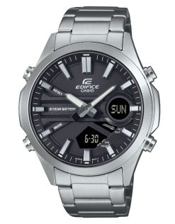 Reloj digital Edifice con función de almacenamiento de contacto y hora mundial | EFV-C120D-1AEF