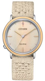 Citizen L Ambiluna reloj de mujer en acero bicolor con mecanismo E031 y dos correas | EM1006-40A