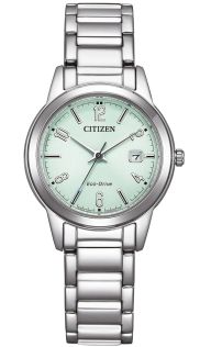 Citizen Eco-Drive reloj de mujer con esfera verde menta | FE1241-71X