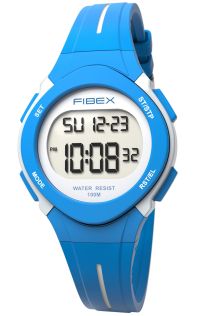 Reloj dual time infantil azul natación | FIBEX19EN001