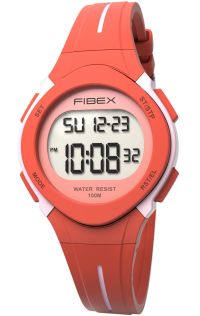 Reloj deportivo dual time coral | FIBEX19EN003