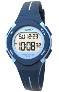 Reloj viaje dual time azul marino-hielo | FIBEX19EN006