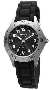 Reloj natación titanio negro-plata | FIBEXTIA08