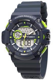 Reloj robusto para hombres activos con pantalla analógica y digital | FIBEXMX02
