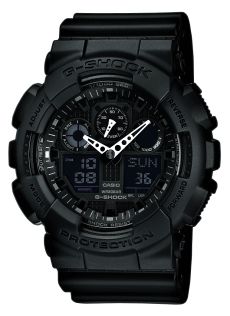 Stealth Black G-Shock speed timer | GA-100-1A1ER