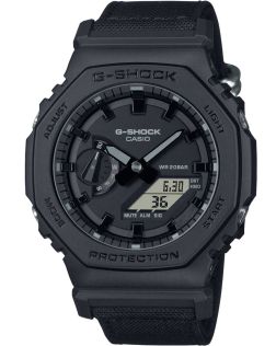 Reloj G-Shock militar negro con Carbon Core Guard y correa de Cordura | GA-2100BCE-1AER