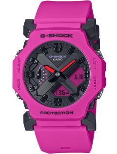 Reloj compacto G-Shock rosa con protección de núcleo de carbono y resistencia 200M | GA-2300-4AER
