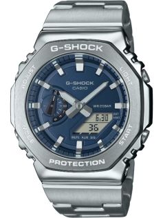Reloj G-Shock octagonal azul marino metálico con bisel de acero inoxidable | GM-2110D-2BER