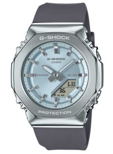 Reloj G-Shock de acero octagonal con correa de bio-resina y resistencia 200M | GM-S2110-2AER