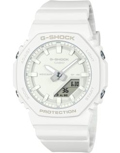 Reloj digital-analógico blanco G-Shock bio-based con diseño ecológico y delgado | GMA-P2100-7AER
