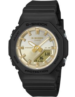 Reloj G-Shock para dama de bio-resina con esfera dorada atardecer | GMA-P2100SG-1AER