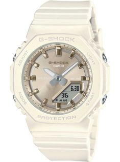 Reloj ana-digi G-Shock blanco con acabado de seda nacarado ecológico | GMA-P2100ST-7AER