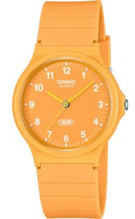 Reloj ecológico Casio con esfera naranja y correa de base biológica | MQ-24B-9BEF
