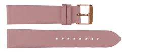 Carrie Taylor Pink Leather Strap (20mm) Rosegold