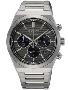 Seiko Solar Chronograph Silver Gold SSC142P1 RIP