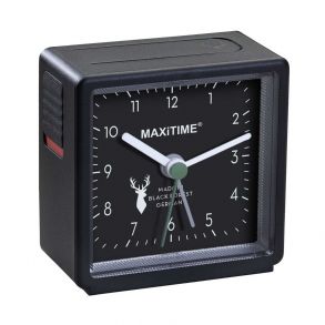 Maxitime Alarm Clock with Light and Snooze Button made in Black Forest, Germany 950594