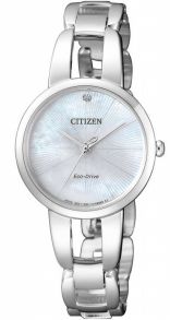 Citizen L Collection reloj de mujer con esfera de nácar e índice de diamantes | EM0430-85N