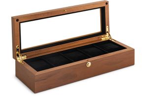 Beco Wallnut Brown Watch Box 5 Watches 309366
