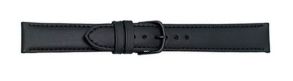 Falkenlund Deluxe Beco Watch Strap Hermes Calf Leather Nappa Smooth Black 14mm Black Buckle 662114