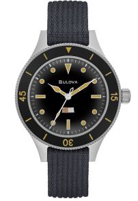 Reloj de buceo inspirado históricamente de Bulova con movimiento automático e indicador marino - Archive Series MIL-SHIPS | 98A266
