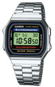 Reloj digital retro de acero | A168WA-1YES