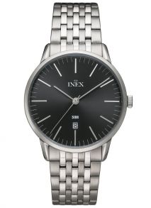 Inex Mens Classic Steel Black 40mm