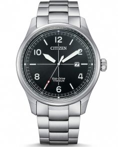 Citizen Eco-Drive Super Titanium reloj de hombre con cristal de zafiro | Ligero y duradero | BM7570-80E