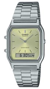 Reloj Casio de doble pantalla unisex con esfera Sunray y diseño analógico-digital | AQ-230A-9AMQYES
