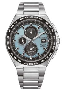 Citizen Eco-Drive radiocontrolado reloj mundial en super titanio con movimiento H800 | AT8238-84M