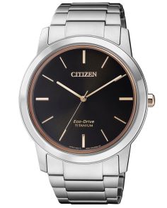 Citizen elegante reloj de hombre con Eco-Drive y Super Titanium | AW2024-81E