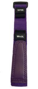Purple velcro strap for WobL watch