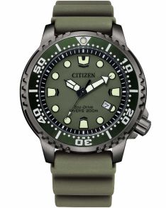 Citizen Promaster Marine Eco-Drive reloj de buceo en verde militar | BN0157-11X