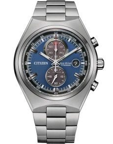 Citizen Eco-Drive Super Titanium cronógrafo | Ligero y duradero con esfera azul | CA7090-87L