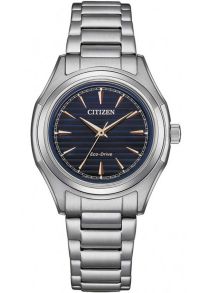 Reloj de mujer Citizen con Eco-Drive y esfera azul en acero inoxidable | FE2110-81L