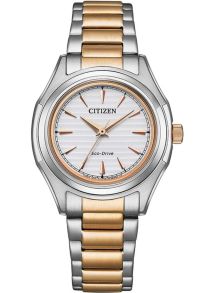 Citizen Eco-Drive reloj de mujer con brazalete de acero bicolor | FE2116-85A