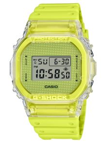 Reloj digital amarillo G-Shock Lucky Drop inspirado en juguete cápsula | DW-5600GL-9ER