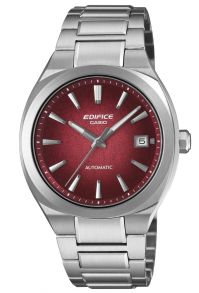 Casio Mens Edifice Red Steel Sapphire Automatic 38mm