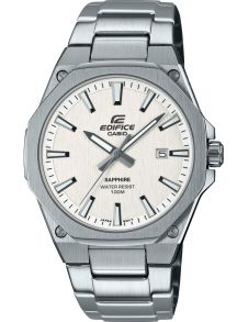 Reloj delgado de acero Casio Edifice con cristal de zafiro y resistencia al agua 100M | EFR-S108D-7AVUEF