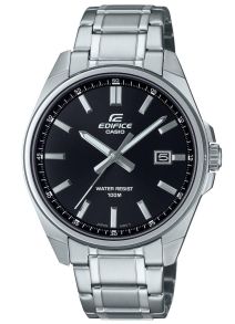 Reloj slim Casio Edifice negro de acero con diseño ultradelgado | EFV-150D-1AVUEF